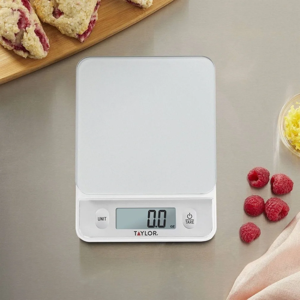 Taylor Digital Kitchen Glass Top 11lb Food Scale